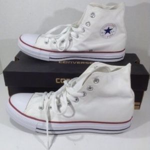 CONVERSE CT All Star Hi White Canvas Casual 11.5